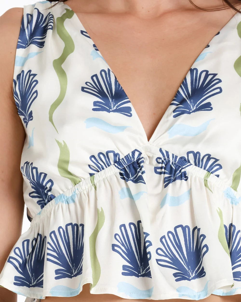 Lost In Lunar Milana Top - Amalfi Print