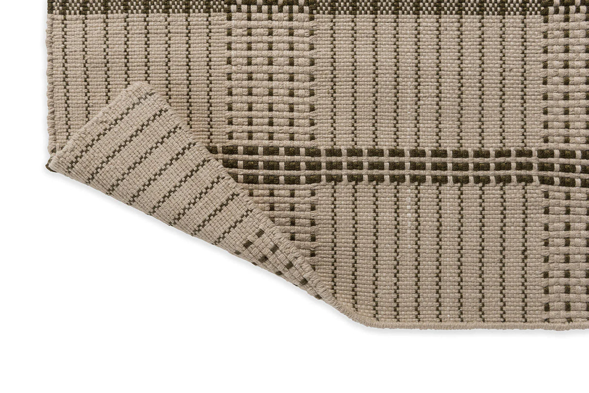 Brink & Campman Zona Olive Stitch 495707 Outdoor Rug