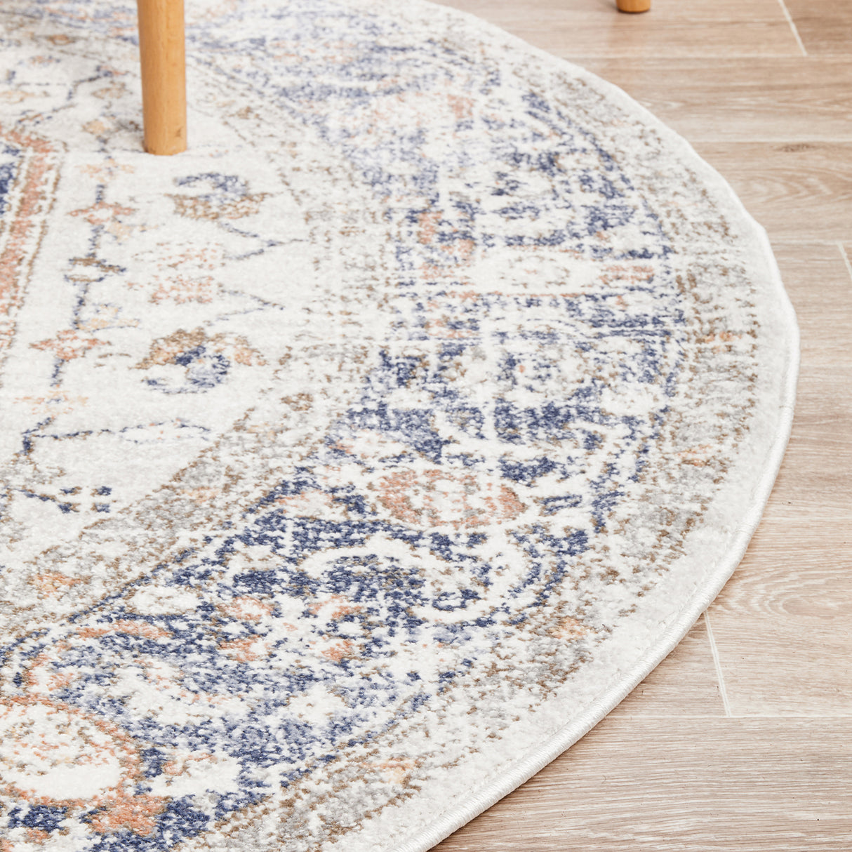 Mayfair Lorissa Blue Round Rug