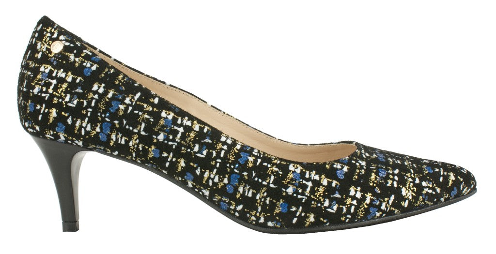 Bosccolo Womens High Heels - Black/Blue