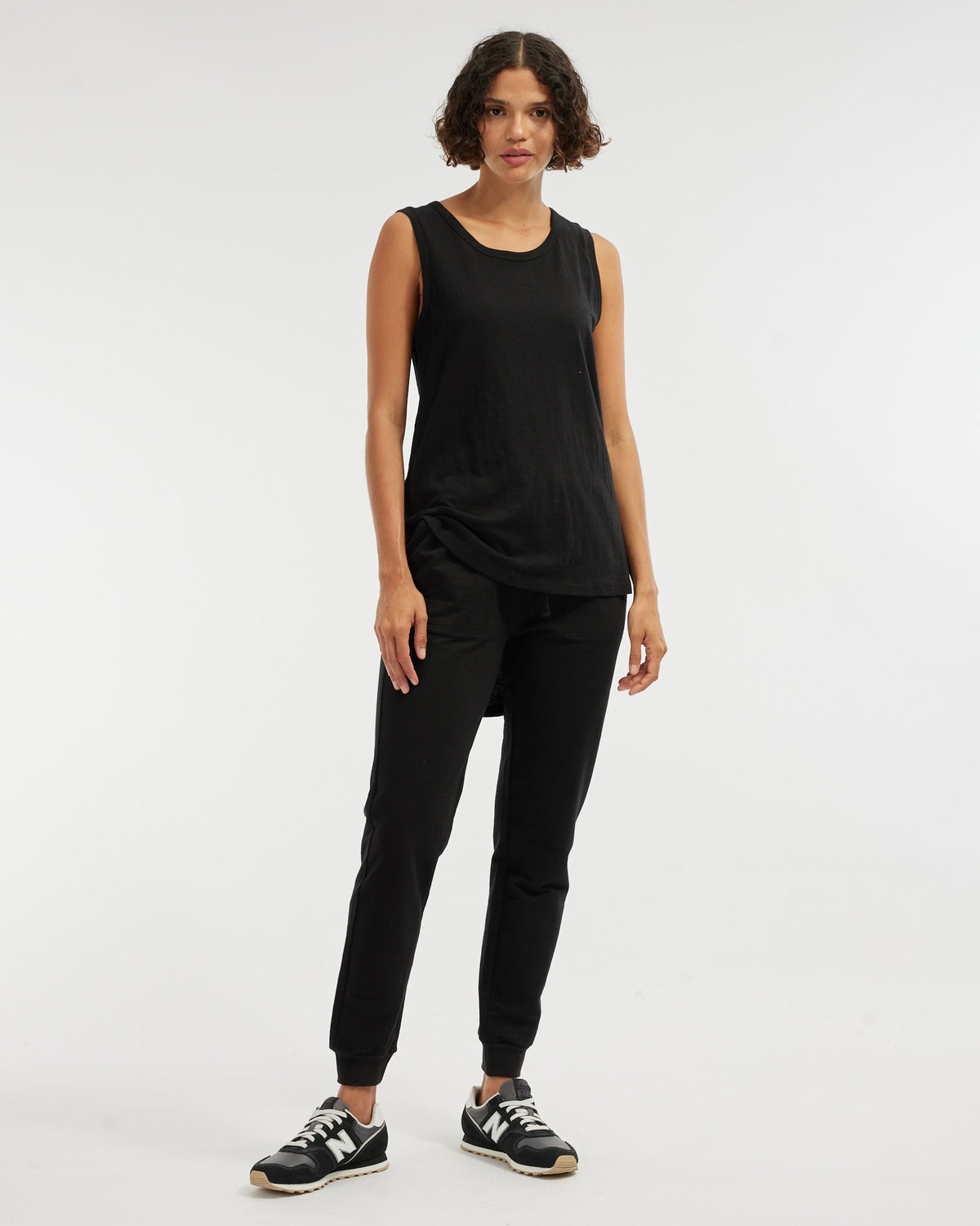 Amelius Claudia Longline Tank - Black
