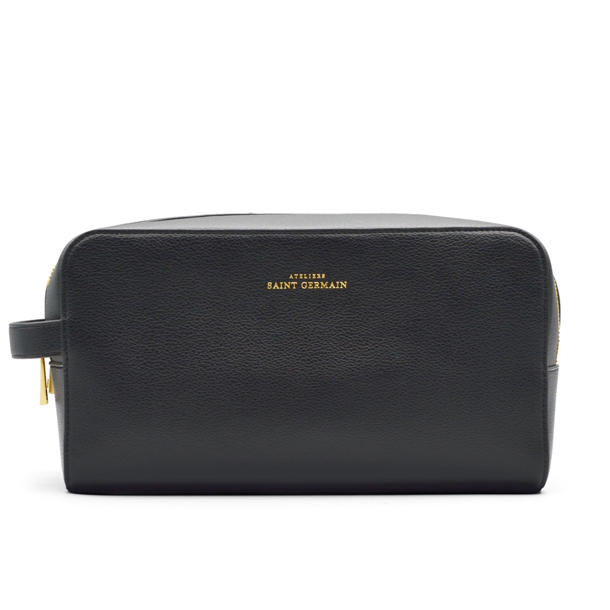 CHATEL - Toiletry Bag Double Compartment - BLACK