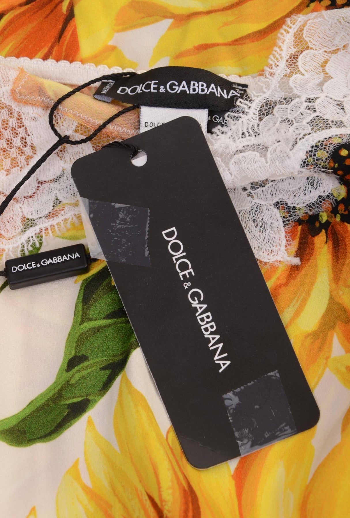 Dolce & Gabbana Women Sunflowers Lingerie Dress