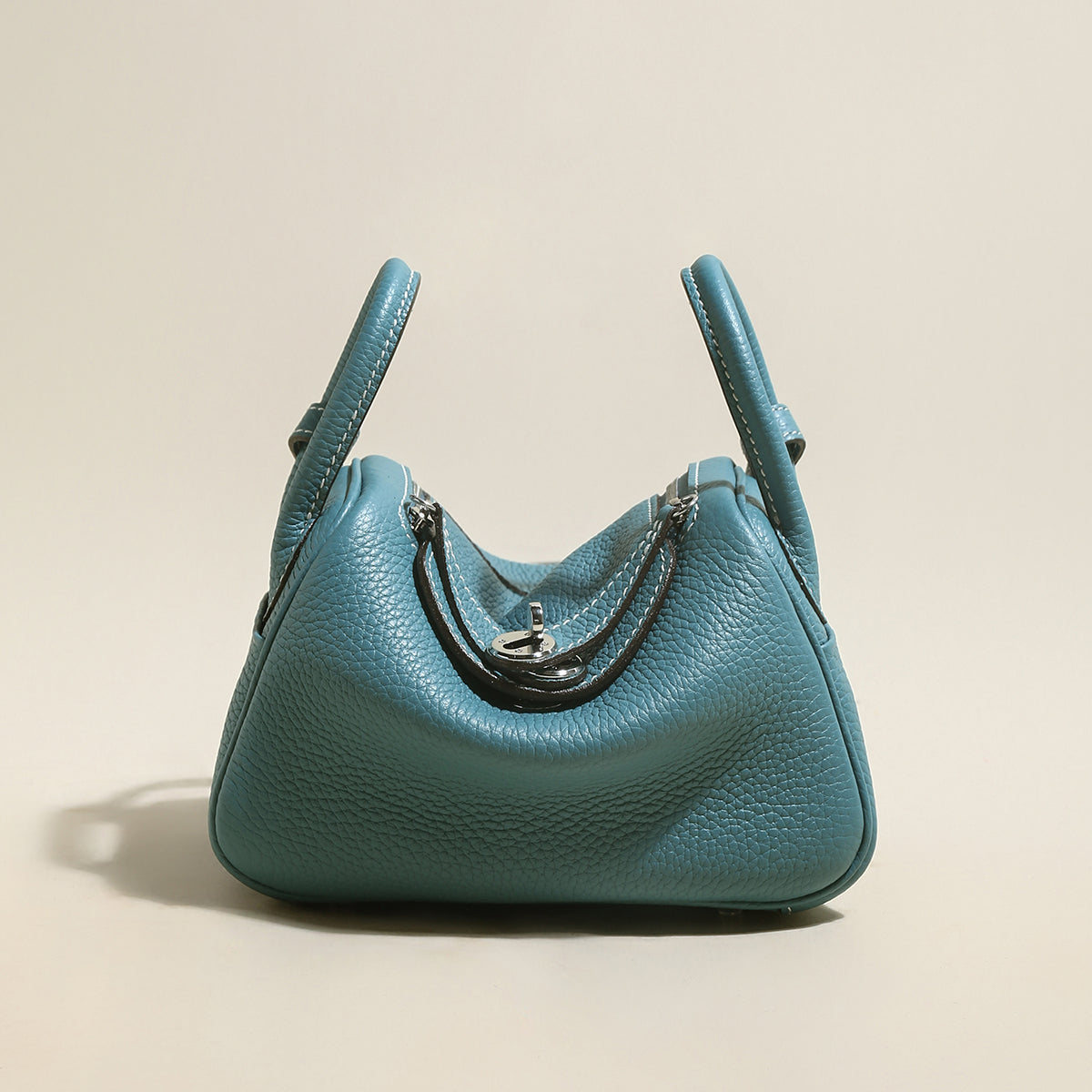 Solano Top-Grain TC Leather Shoulder Bag - Teal