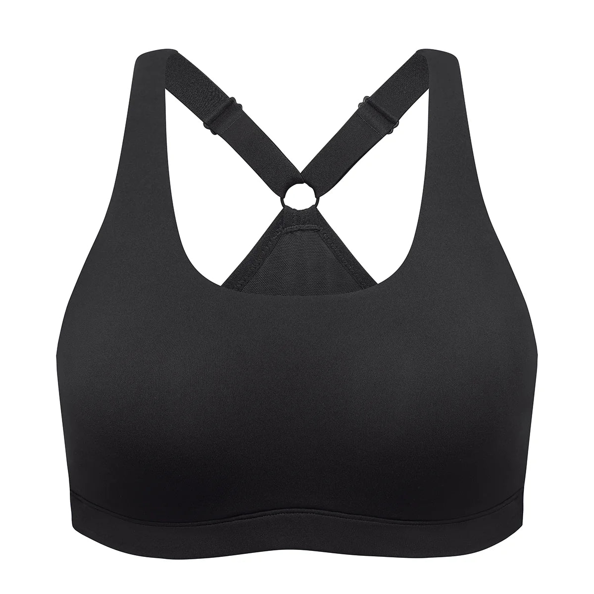 Power On High Impact Padded Sports Bras - Black