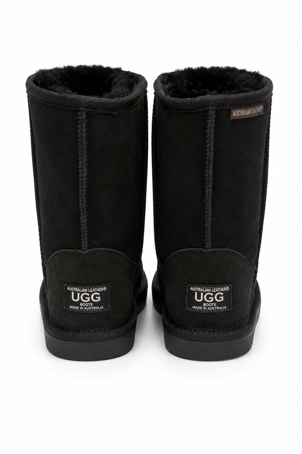 Australian Leather Ugg Classic Short - Black - AU11