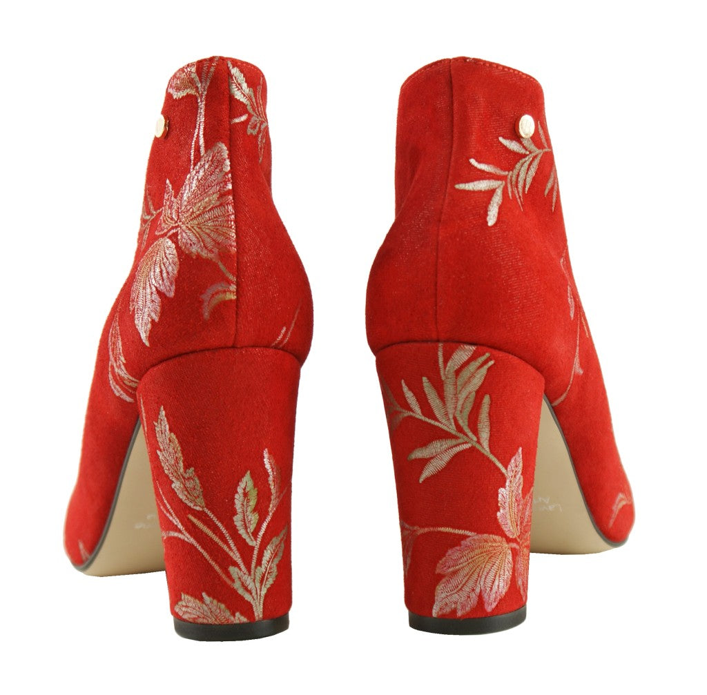 Bosccolo Womens Boots - Leaves Red