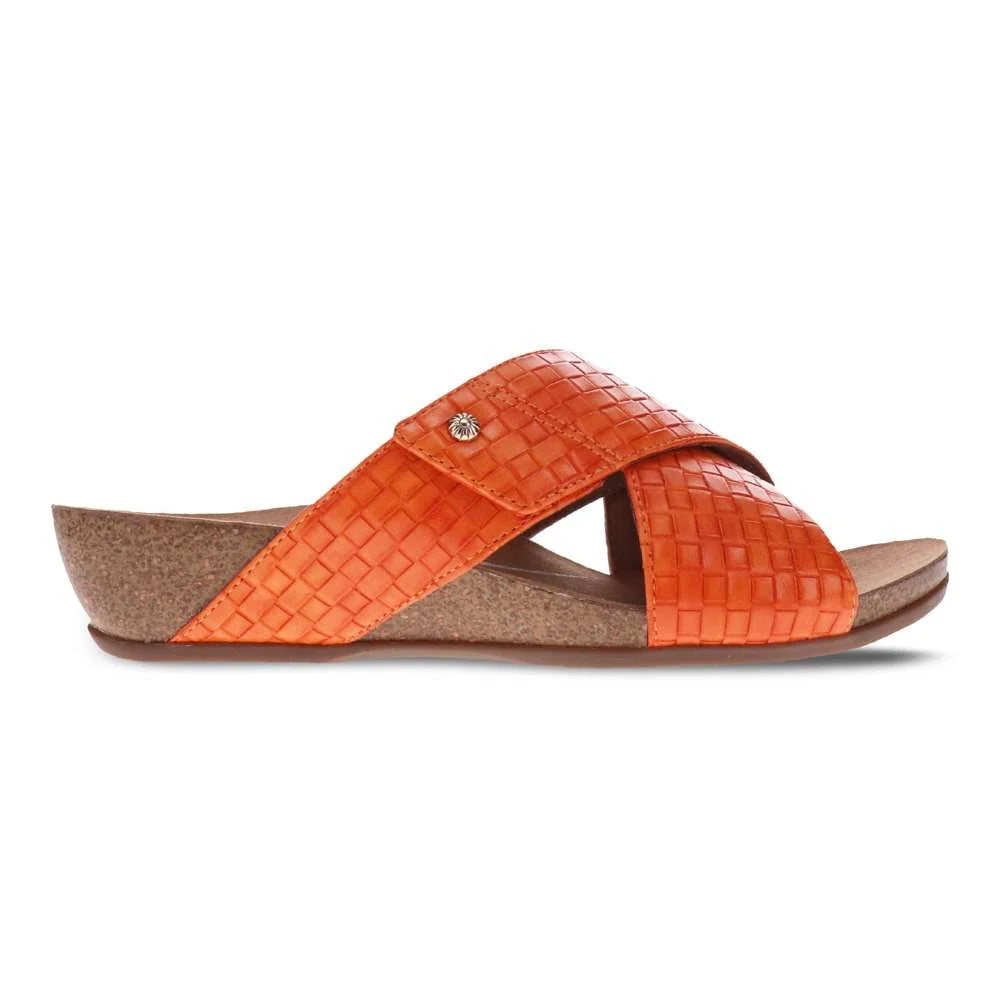 Scholl Jean Brick Wedge - Tangerine