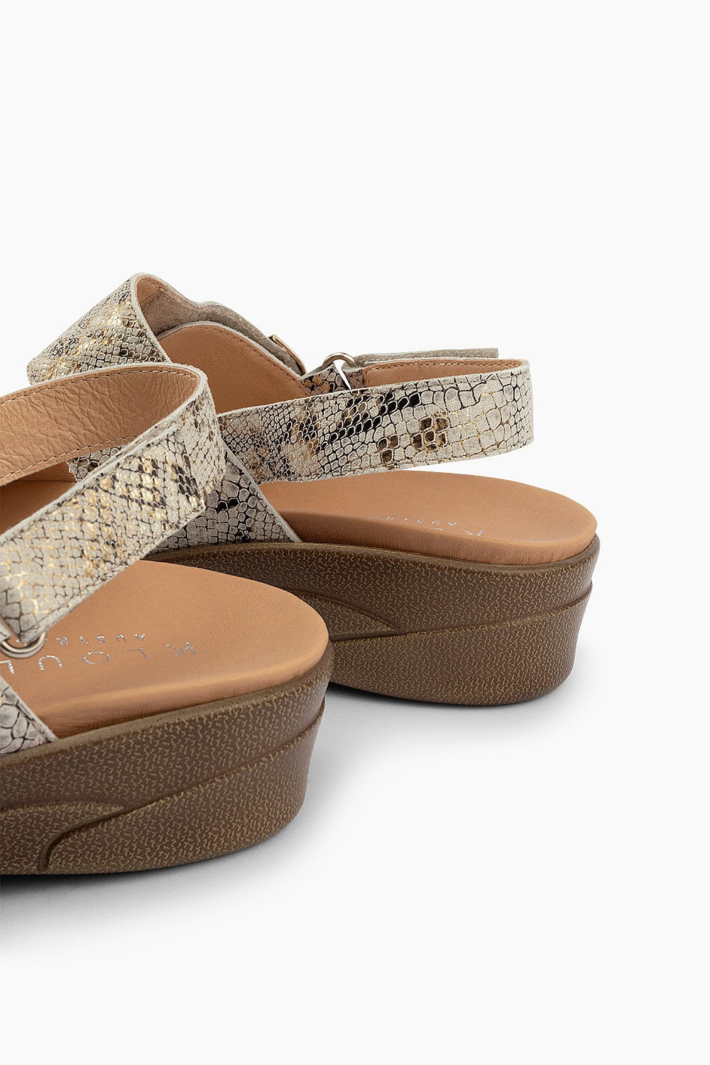 Klouds Elegance Print Taupe Snake
