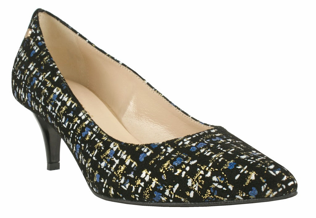 Bosccolo Womens High Heels - Black/Blue