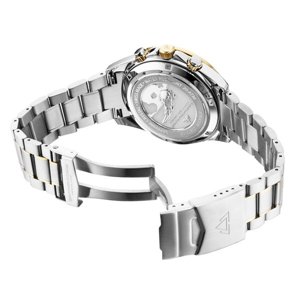 Christophe Duchamp Stratos - Blue Dial & 316L Stainless Steel & FKM Rubber Strap