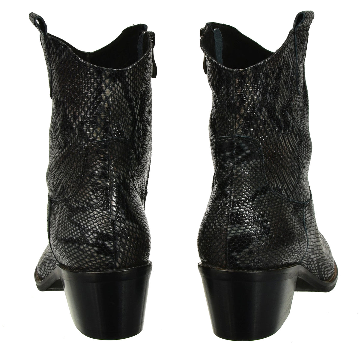 Bosccolo Womenscowgirl Boots - Grey Python