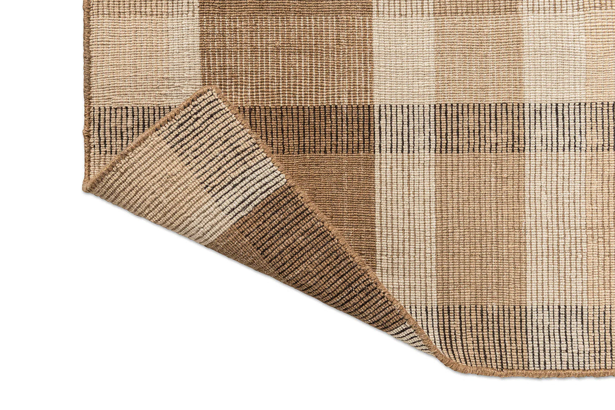 Brink & Campman Zona Cashew Block Stripe 497501 Runner Outdoor Rug