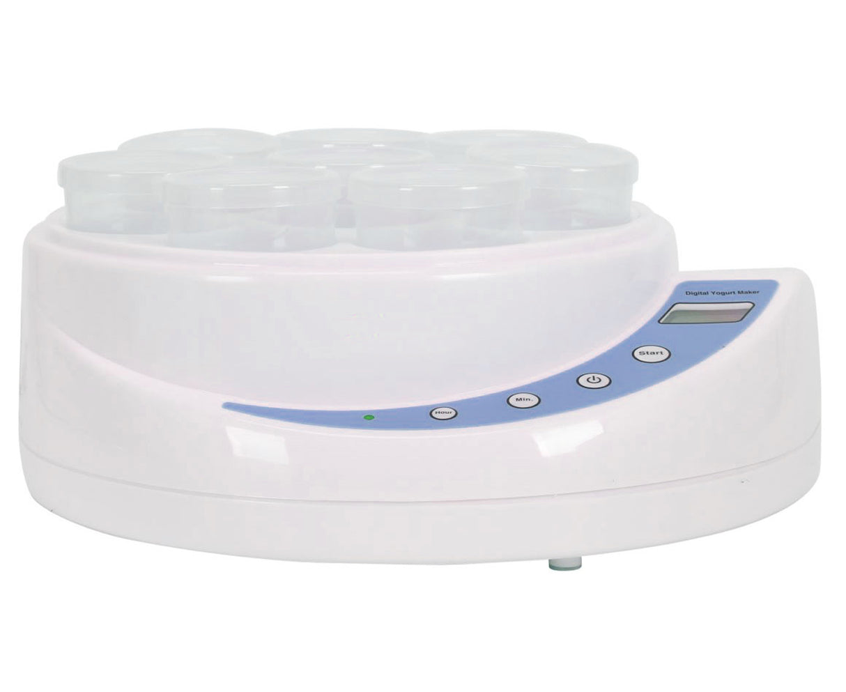 Electric Yoghurt Maker 8 Cup Digital Lcd Temp Timer 150Ml Cup X8 Xj-5K102