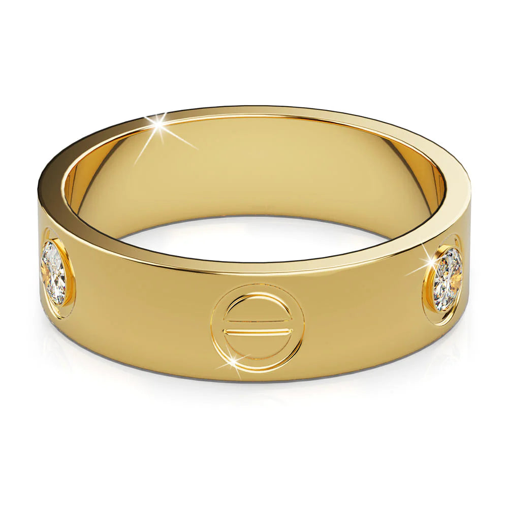 Bullion Gold Carrie Ring In Gold