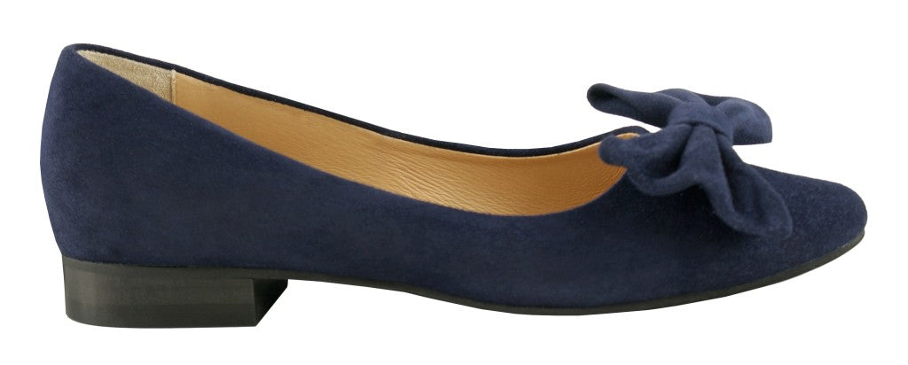 Bosccolo Womens Ballerina - Navy Blue
