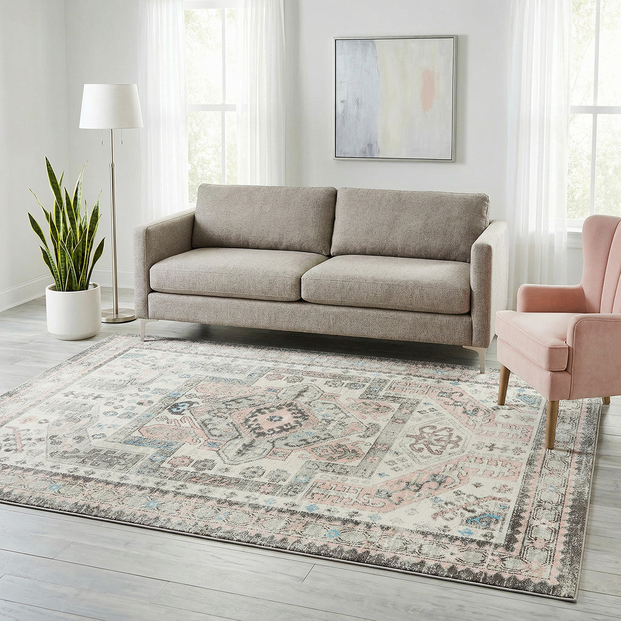 Avenue 704 Silver Rug