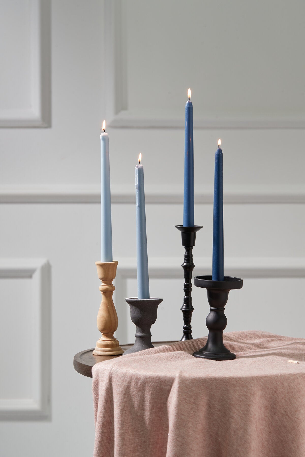 Fresh Spring Ombre Taper Candles