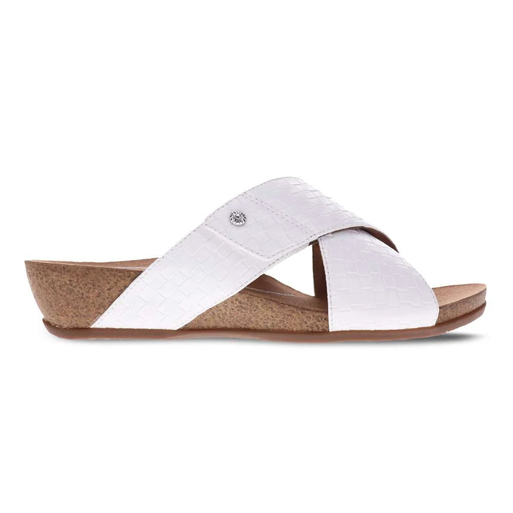 Scholl Jean Brick Wedge - White