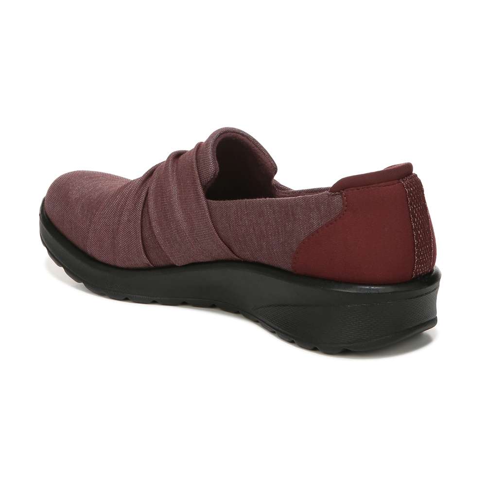 Bzees Glimmer Slip-On - Windsor Red Shimmer