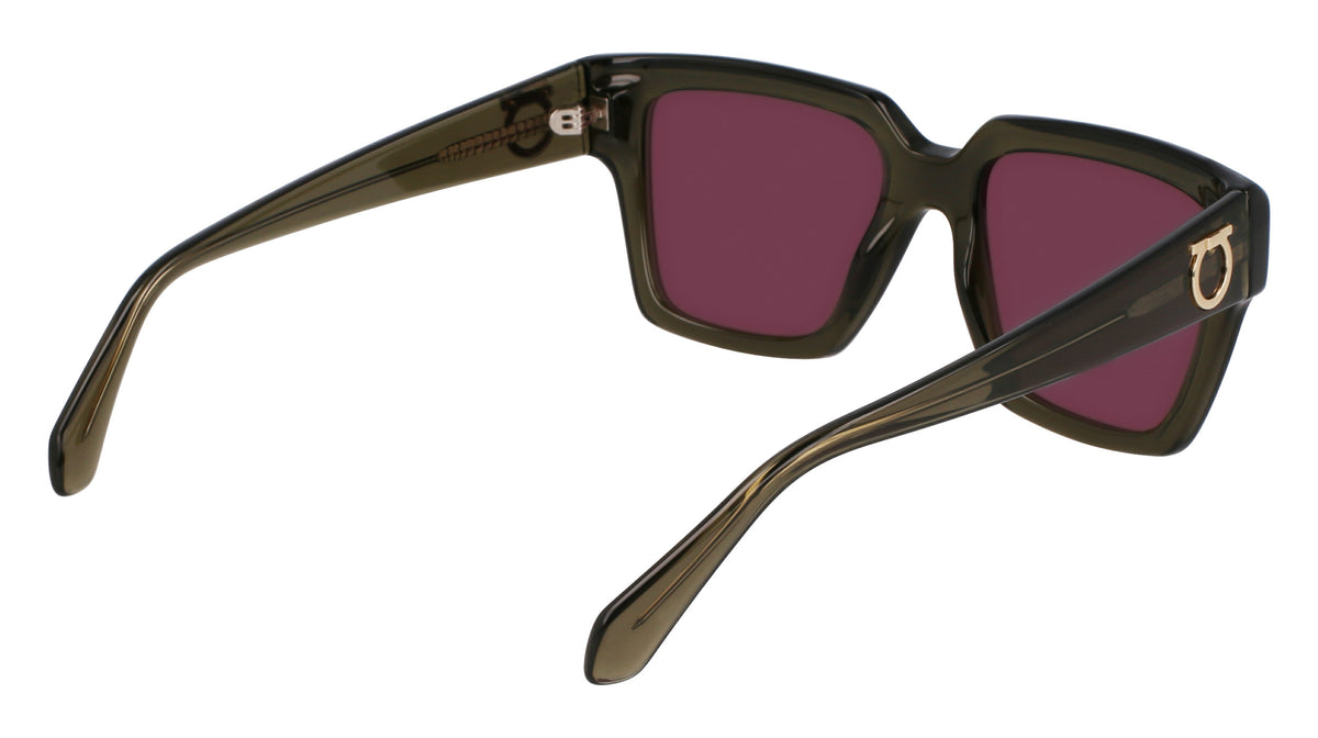 Salvatore Ferragamo SF2014S Womens Sunglasses - Transparent Khaki