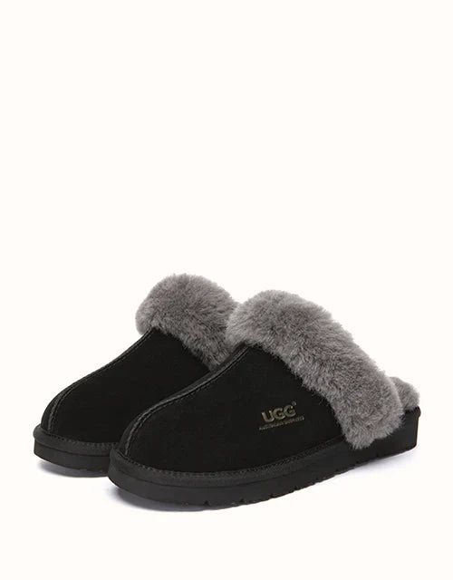 Muffin Slipper in Black