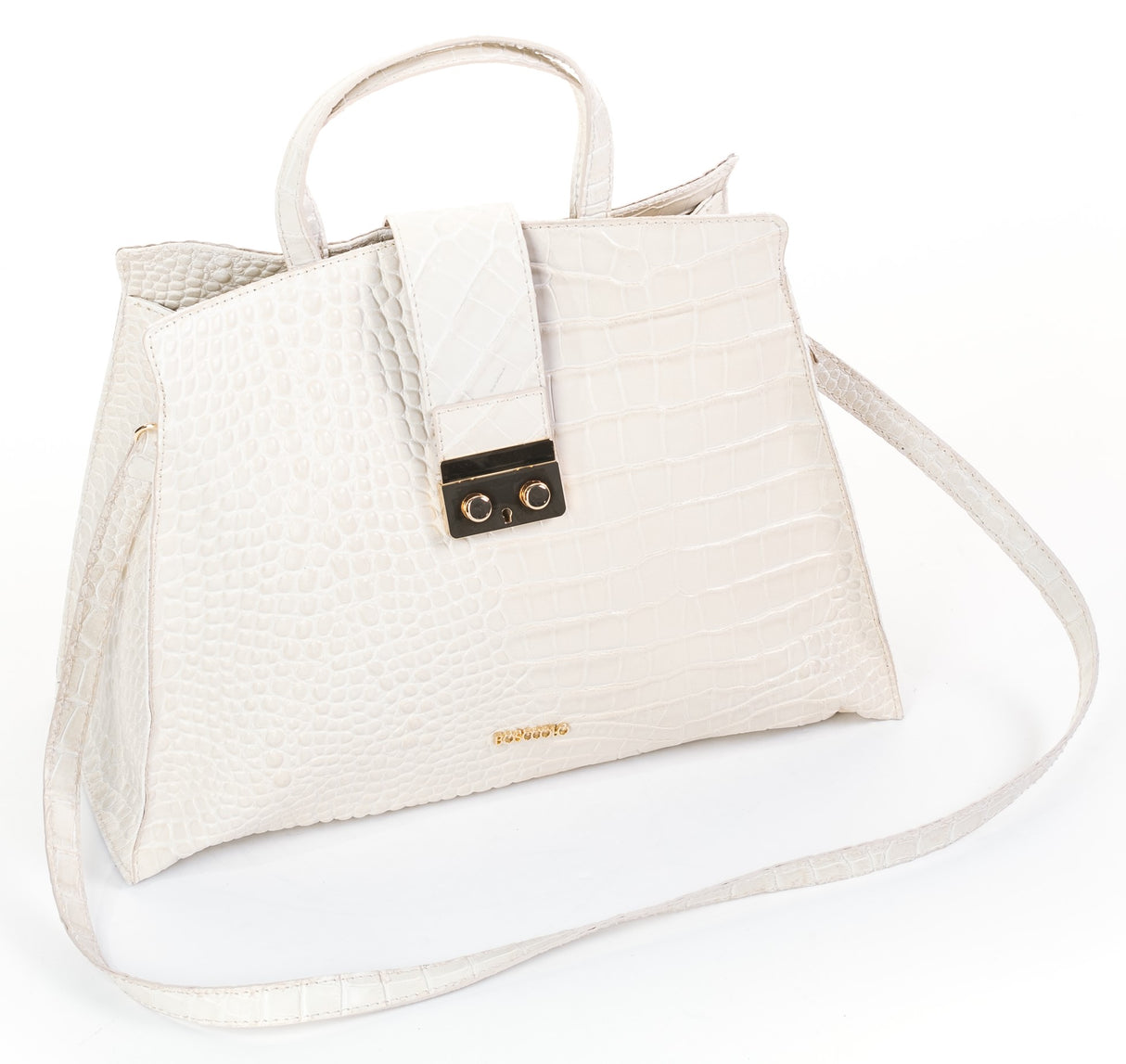 Bosccolo Handbag - Ecru/Croco