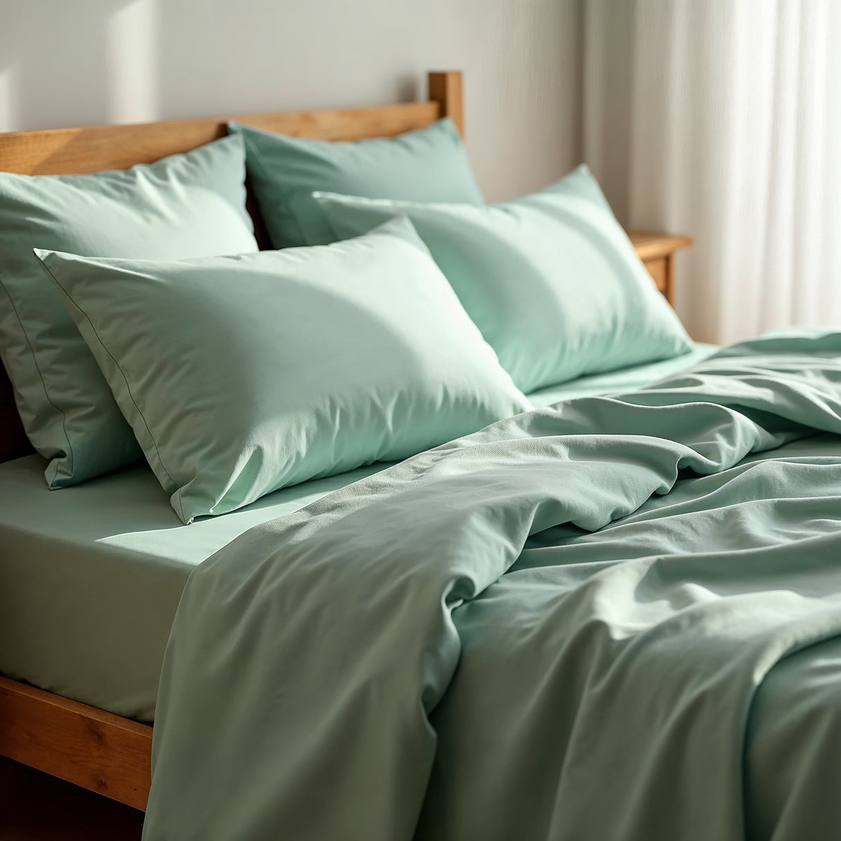 Royal Comfort 1200TC Ultrasoft 4 Pc Sheet Set- Sage Green