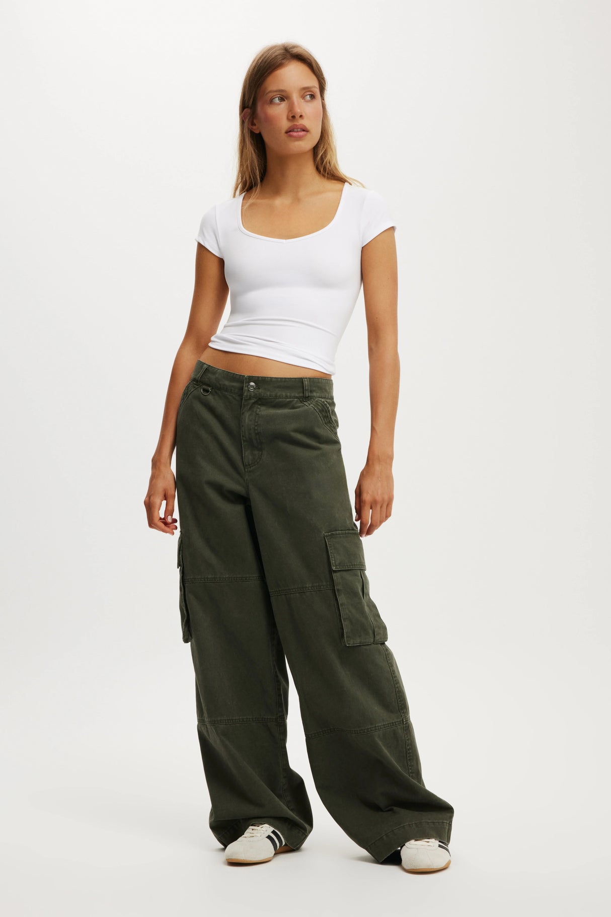 Cotton On Women's Hold Me Short Sleeve - White