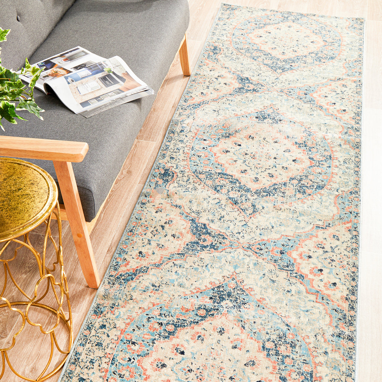 Odyssey 150 Navy Runner Rug