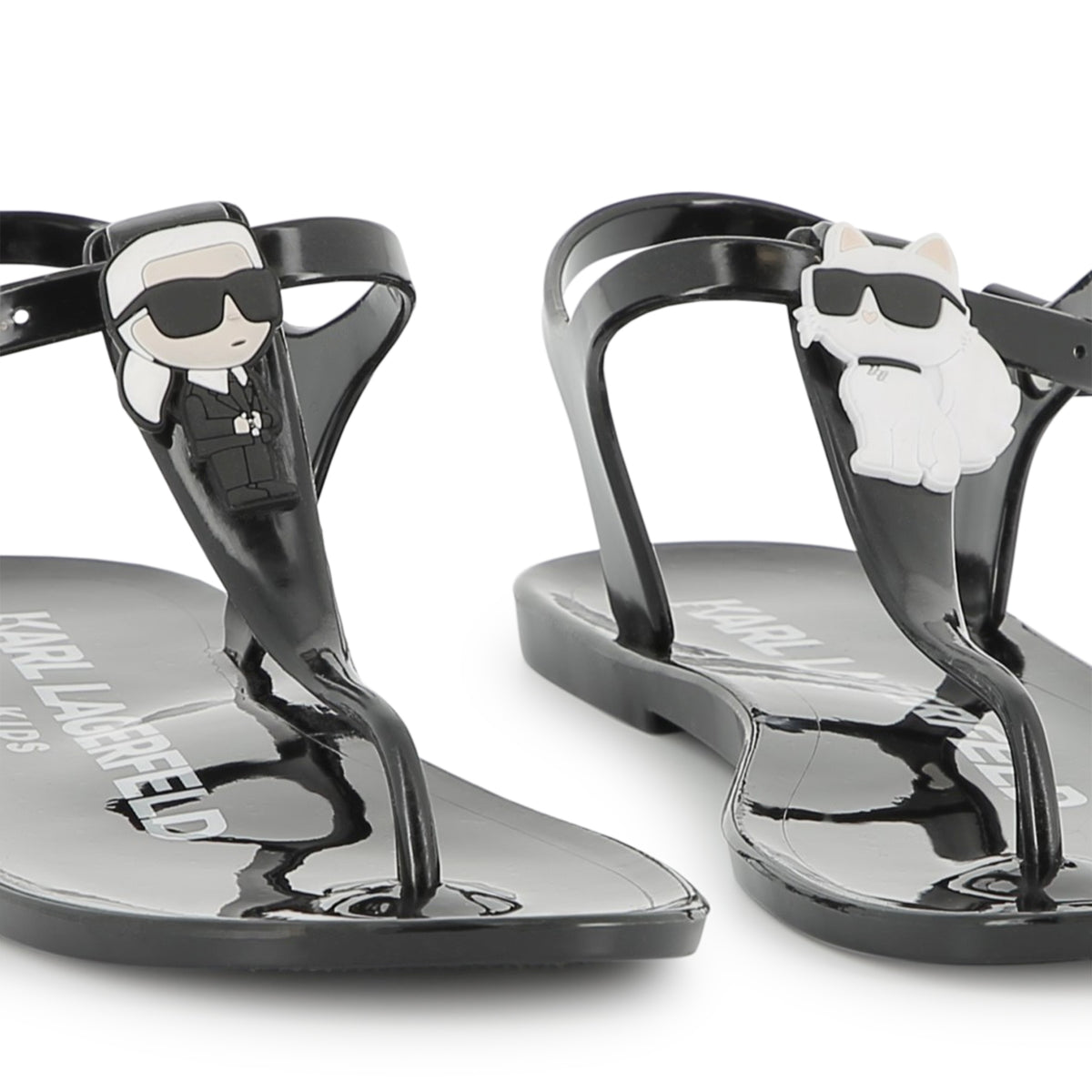 Karl Lagerfeld Girls Cafe Terrase D2 Sandals - Black