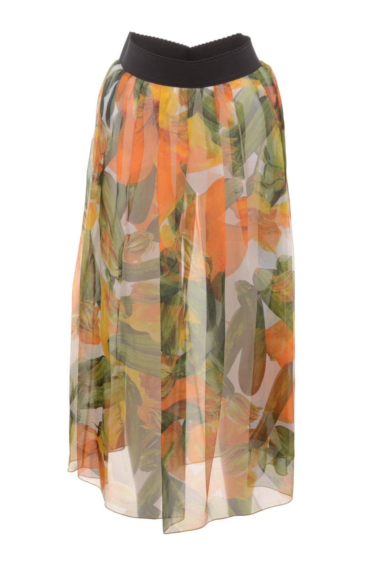 Dolce & Gabbana Women Flowers Long Skirt