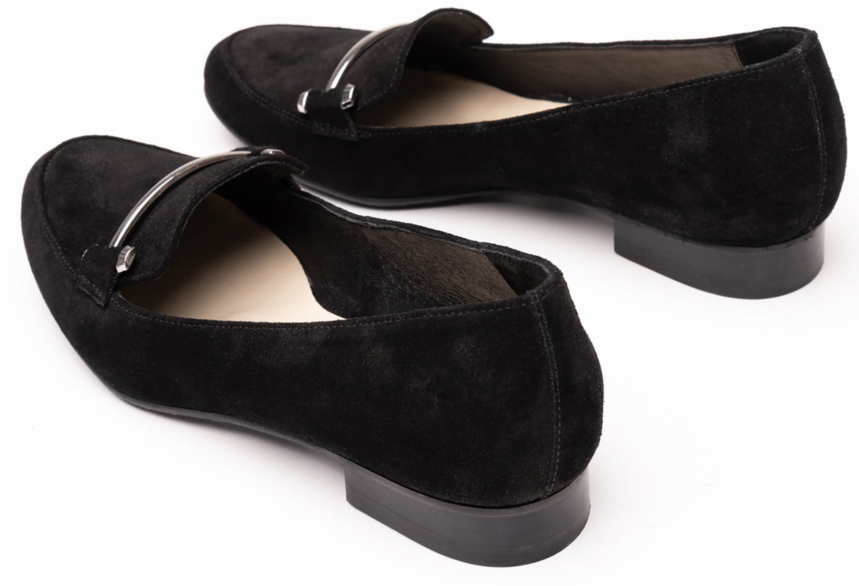 Bosccolo Womens Moccasin - Black