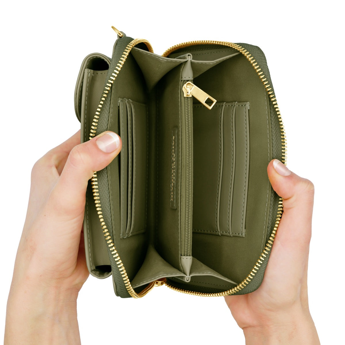 LONDON - Wallet Smartphone Crossbody Bag - KHAKI