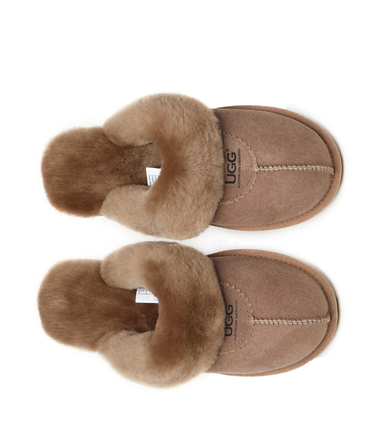 Australian Shepherd UGG Waffle Slipper - Umber