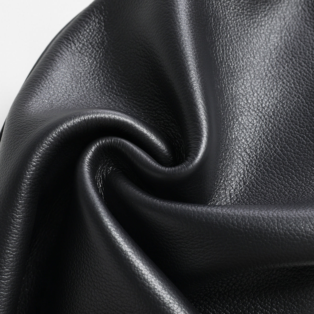 Slouchy Pillow Leather Bag – Double-Zip Shoulder & Crossbody Bag