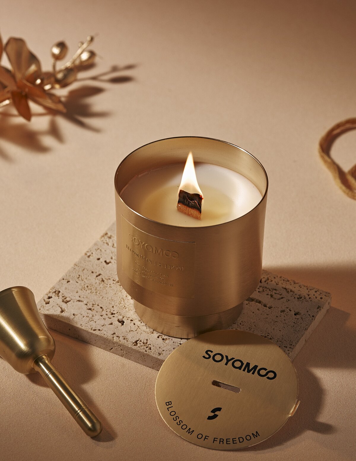 Cuban Cigar Luxe Metal Tin Candle