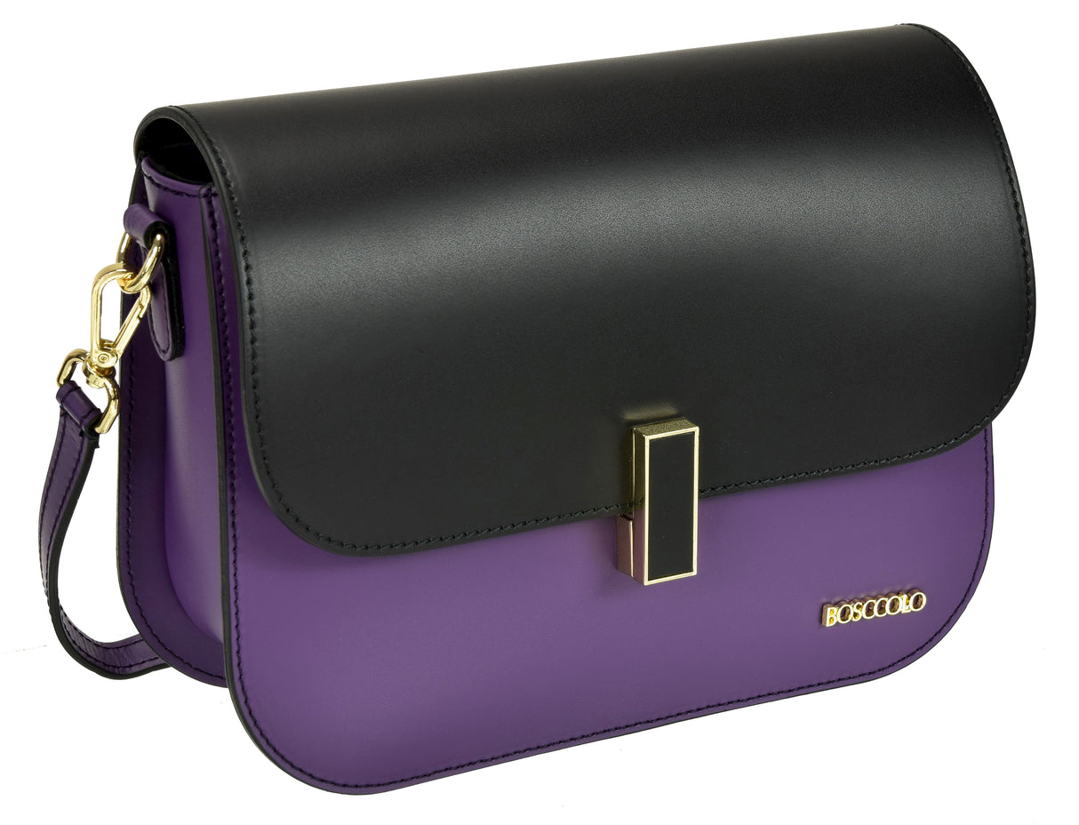 Bosccolo Shoulder Bag In Purple/Black