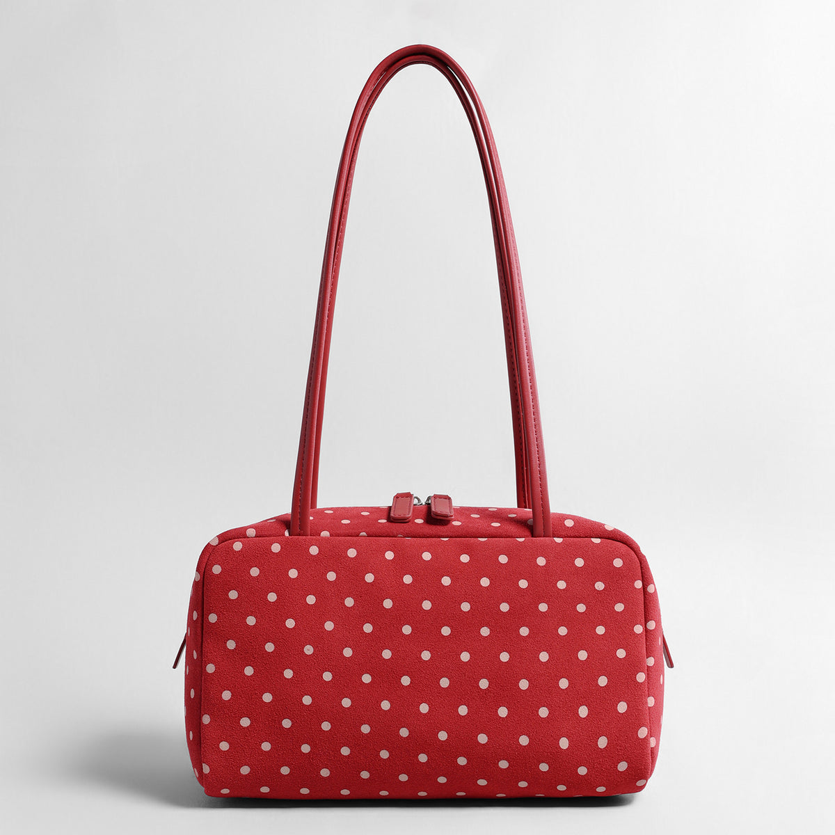 Vintage Polka Dot Suede Pillow Bag – Shoulder & Underarm Bag