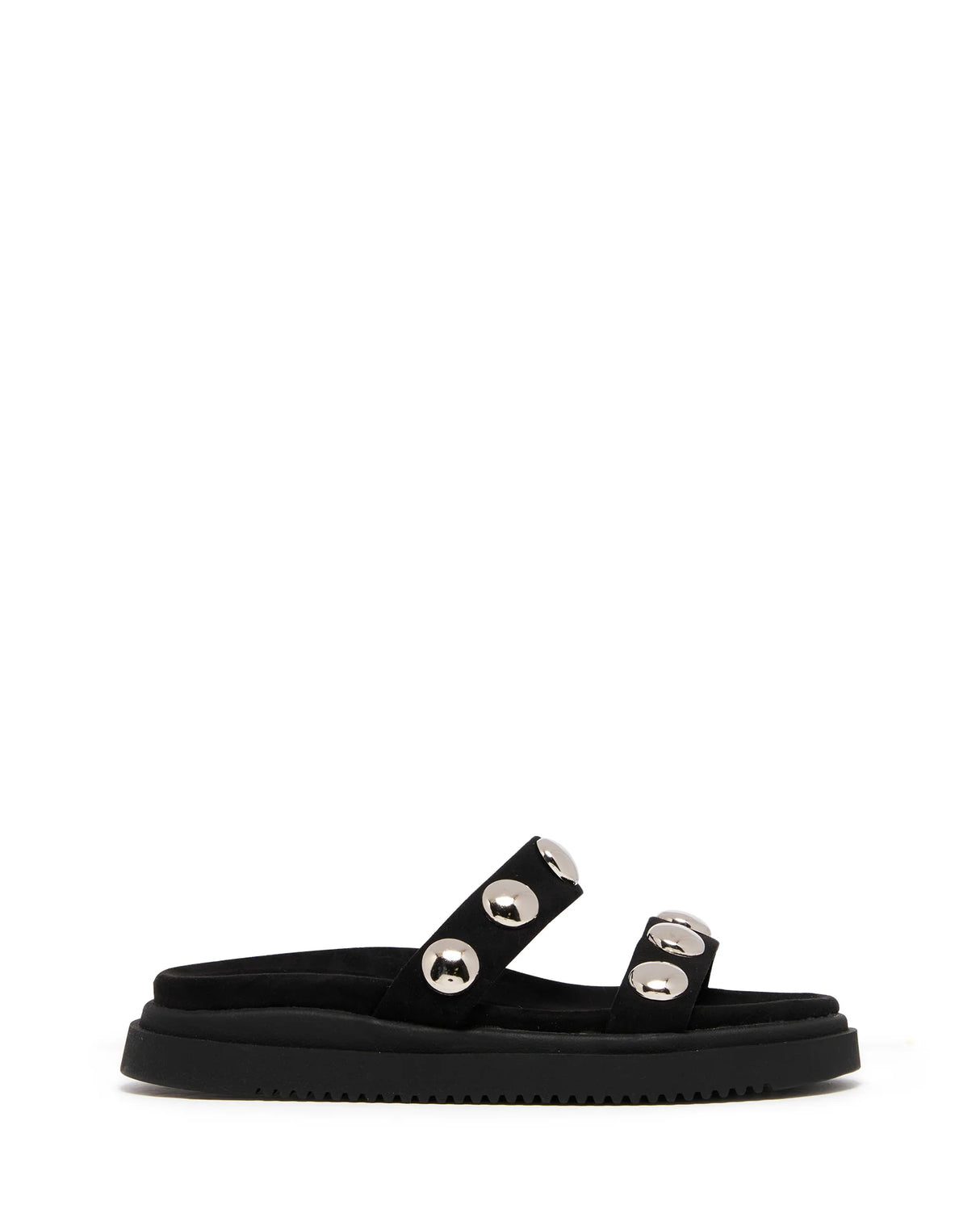 Therapy Persona Black Faux Suede
