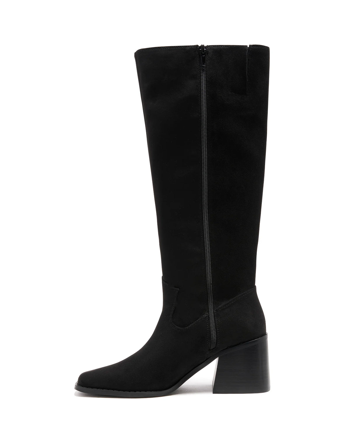 Therapy Quinn Black Microsuede