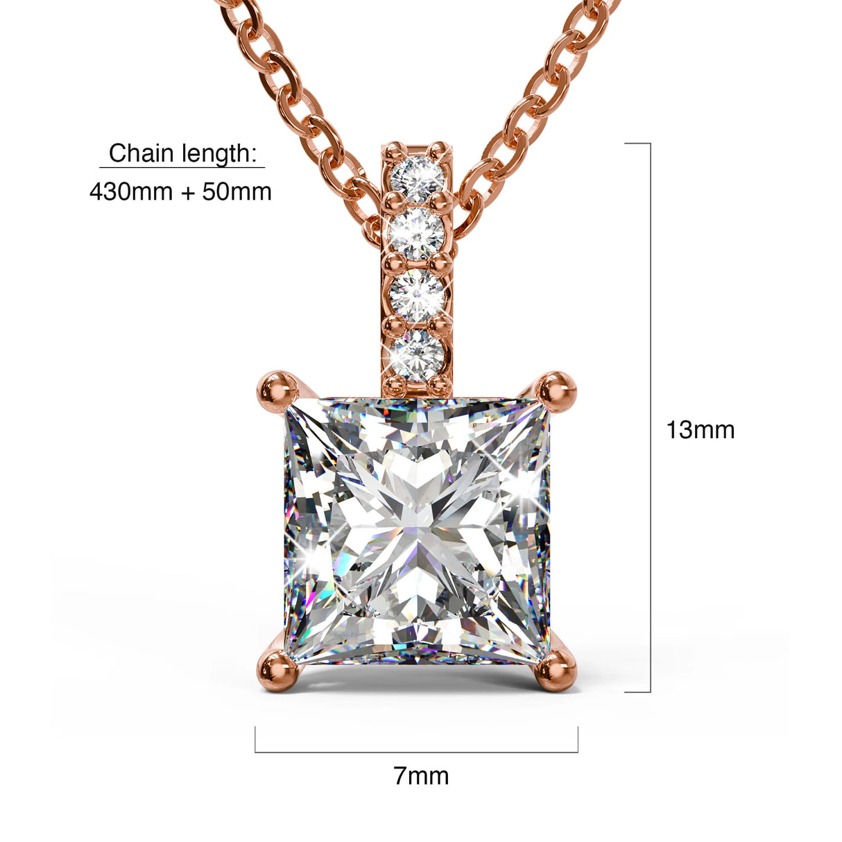 Krystal Couture The Last Chance Necklace Embellished with Swarovski Crystals