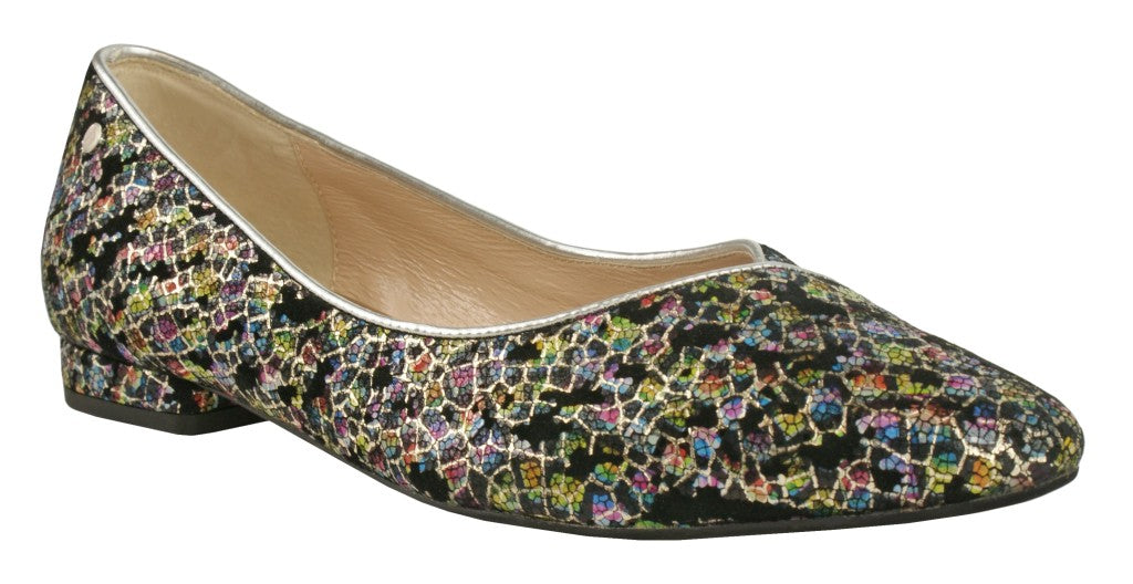 Bosccolo Womens Ballerina - Mosaic Black