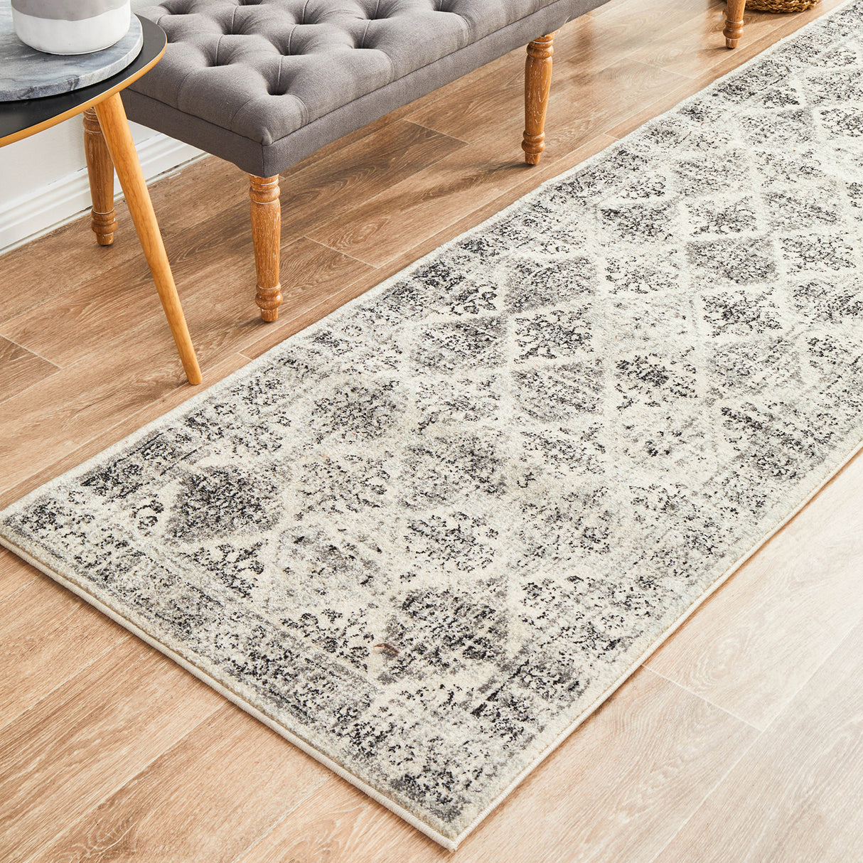 Century 999 Grey Runner Rug
