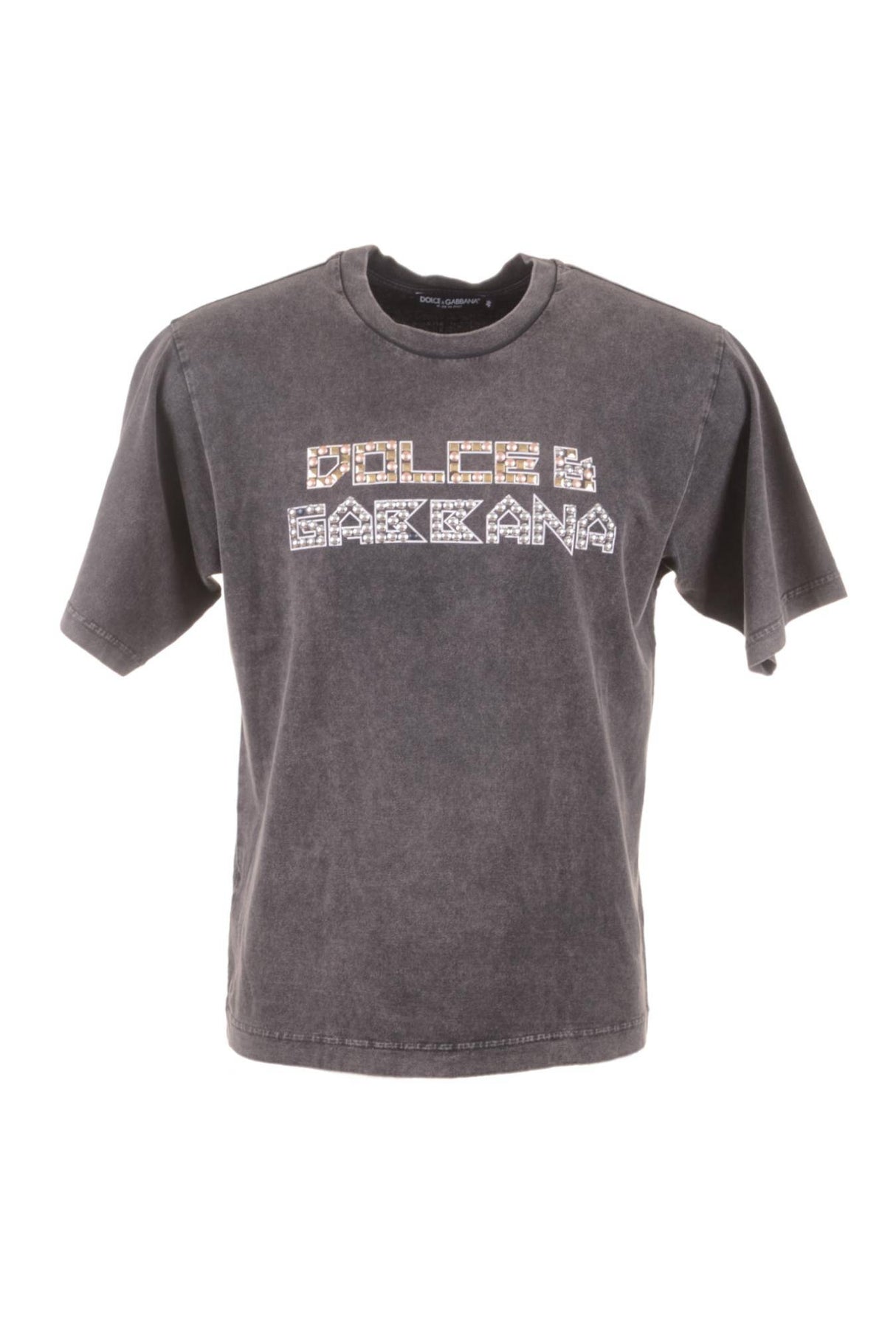 Dolce & Gabbana Men Studs Short Sleeve T-shirt