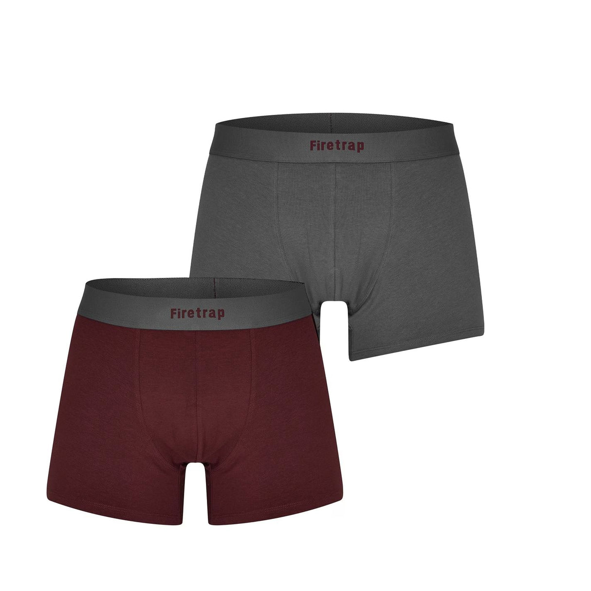 Firetrap 2 Pack Trunks - Grey / Wine - Grey / Wine