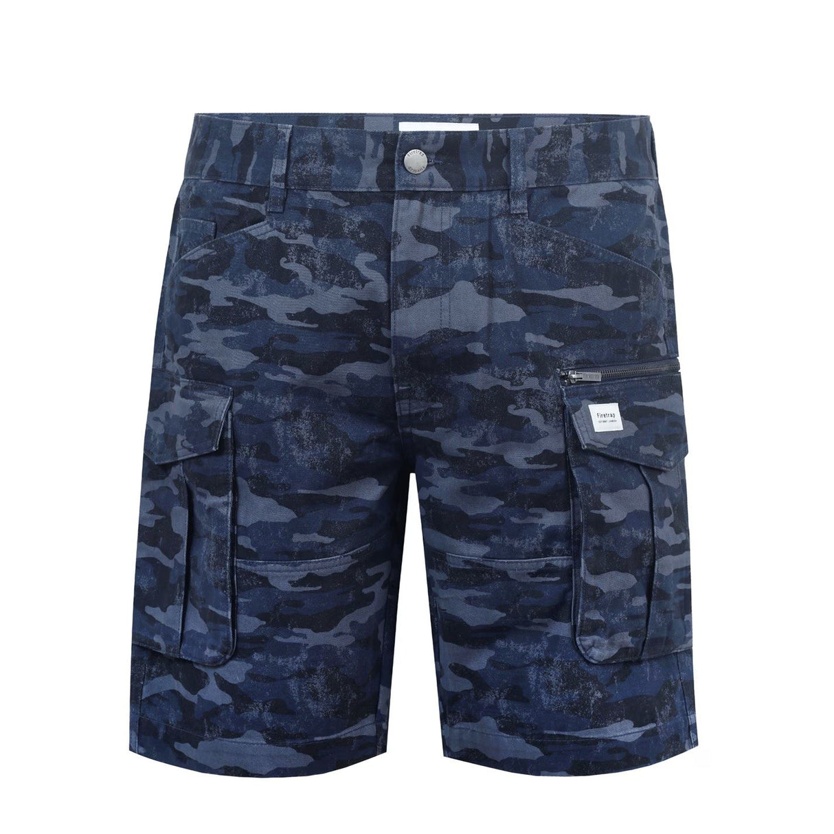 Firetrap Men's BTK Shorts - Blue Navy Camo