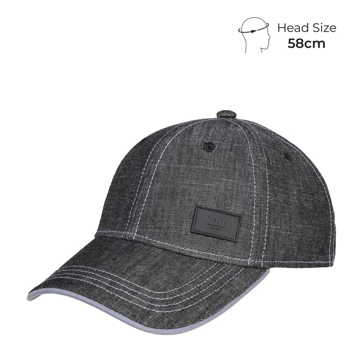 Firetrap Men's Canvas Cap - Dark Denim