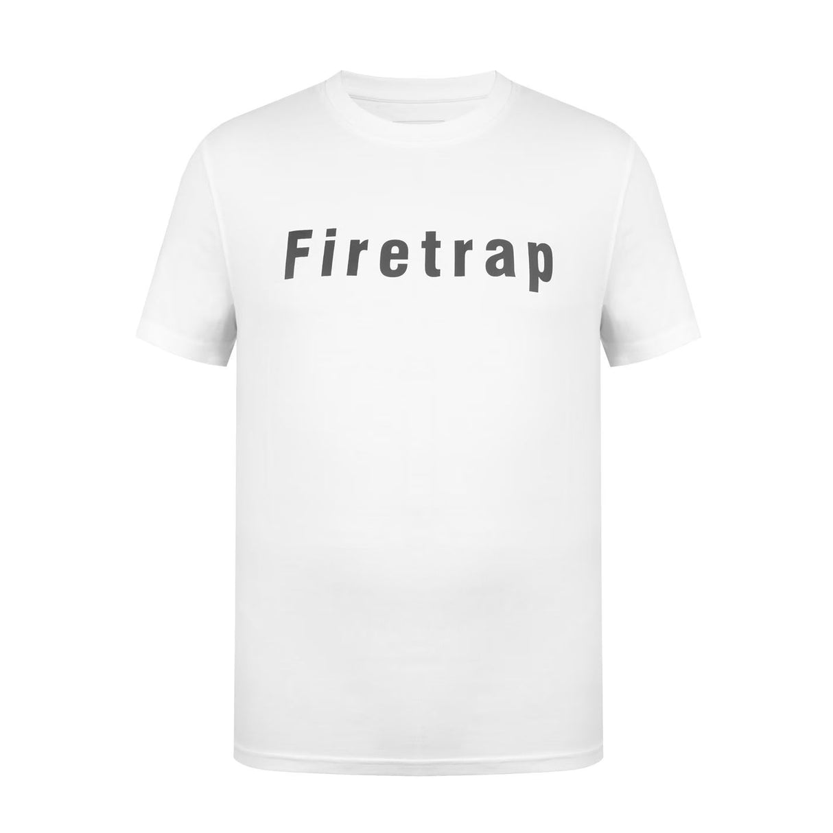 Firetrap Men's Large Logo Tee - White