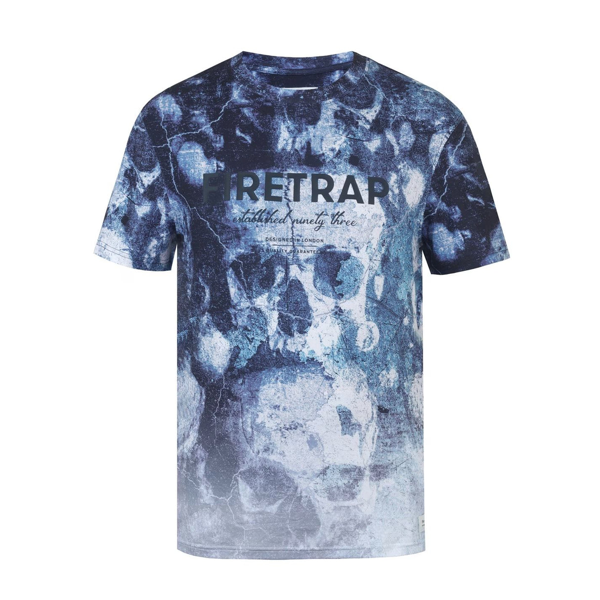 Firetrap Men's Sub Tee - Navy Skull
